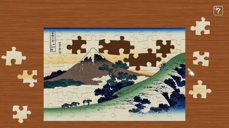 Скриншот 3 из Jigsaw Masterpieces: Masterpieces of World - Ukiyo-e, Hokusai's Thirty-Six Views of Mt.Fuji Vol.1