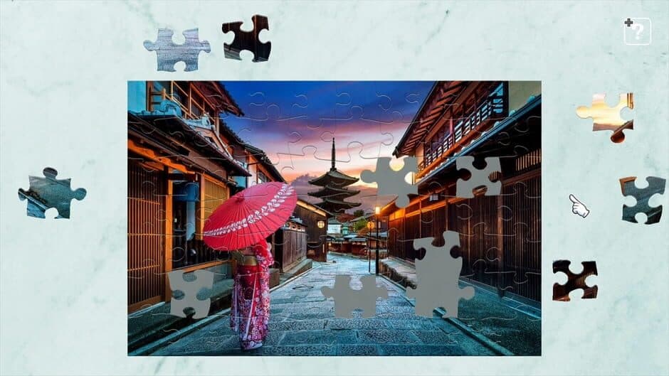Скриншот 4 из Jigsaw Masterpieces: Kyoto - Most Beautiful Places in Japan