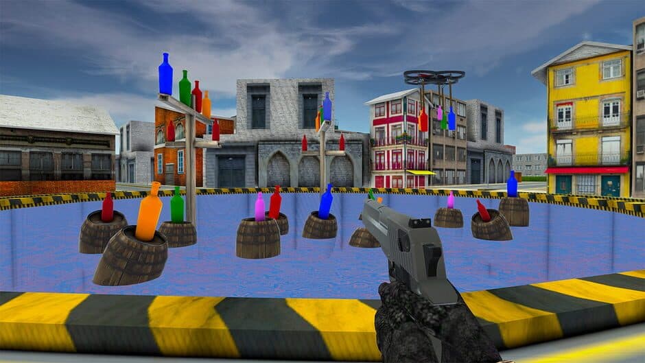 Скриншот 4 из Counter Bottle Shooter: Pro Aim Master Target Bottle Shoot 3D Game Strike Pistol
