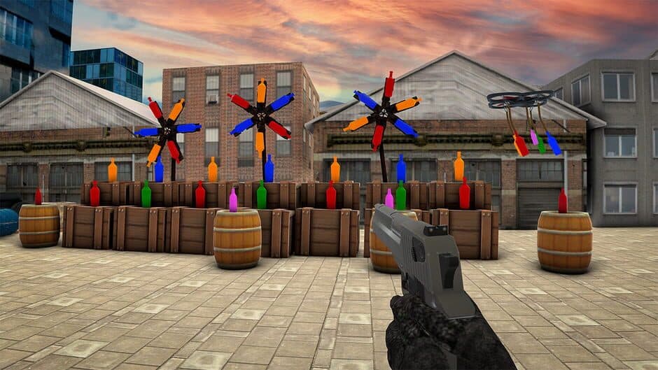 Скриншот 5 из Counter Bottle Shooter: Pro Aim Master Target Bottle Shoot 3D Game Strike Pistol