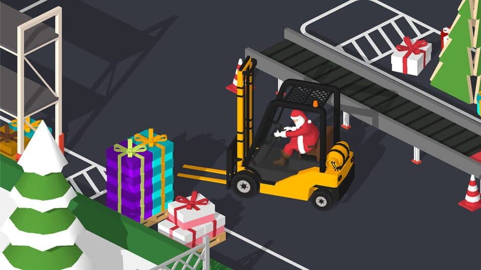 Скриншот 1 из Forklift Extreme: Santa's Workshop
