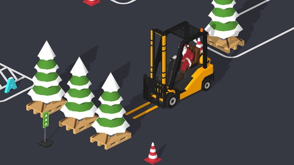 Скриншот 3 из Forklift Extreme: Santa's Workshop