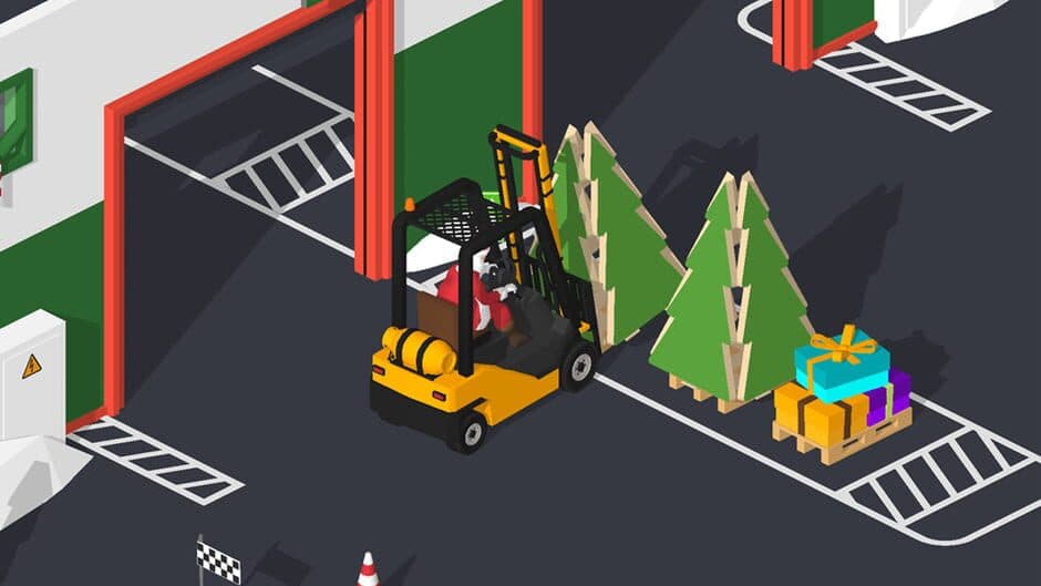 Скриншот 4 из Forklift Extreme: Santa's Workshop