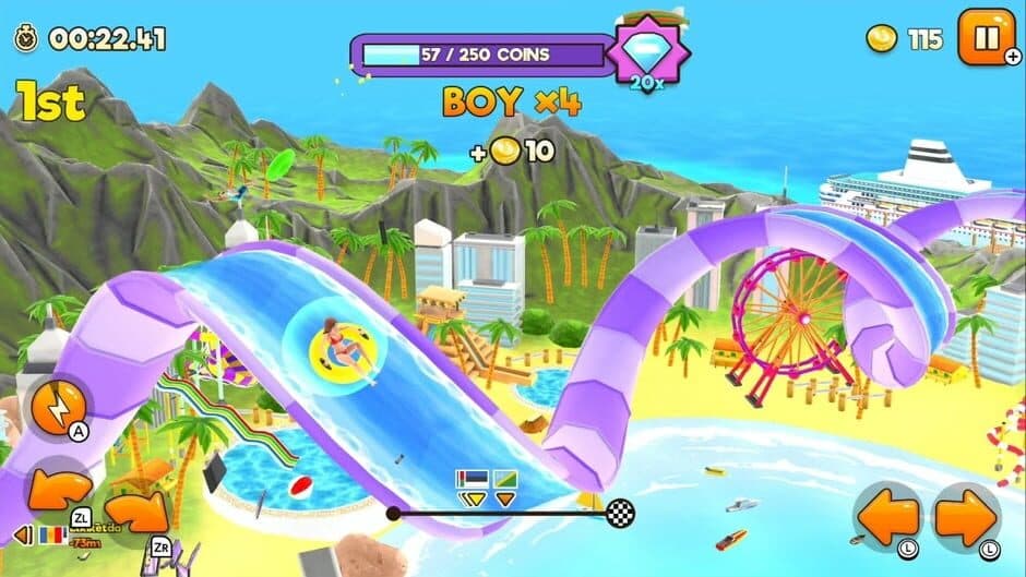 Скриншот 3 из Uphill Rush Water Park Racing