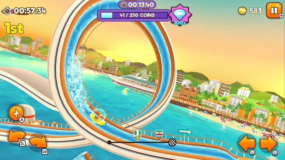 Скриншот 6 из Uphill Rush Water Park Racing