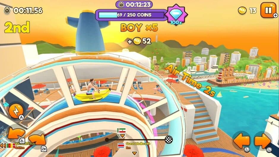Скриншот 2 из Uphill Rush Water Park Racing