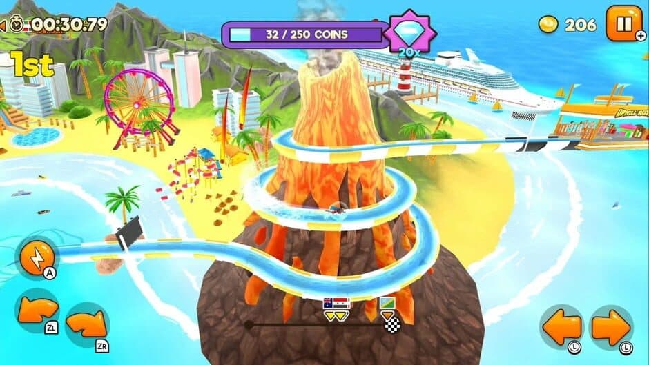 Скриншот 1 из Uphill Rush Water Park Racing