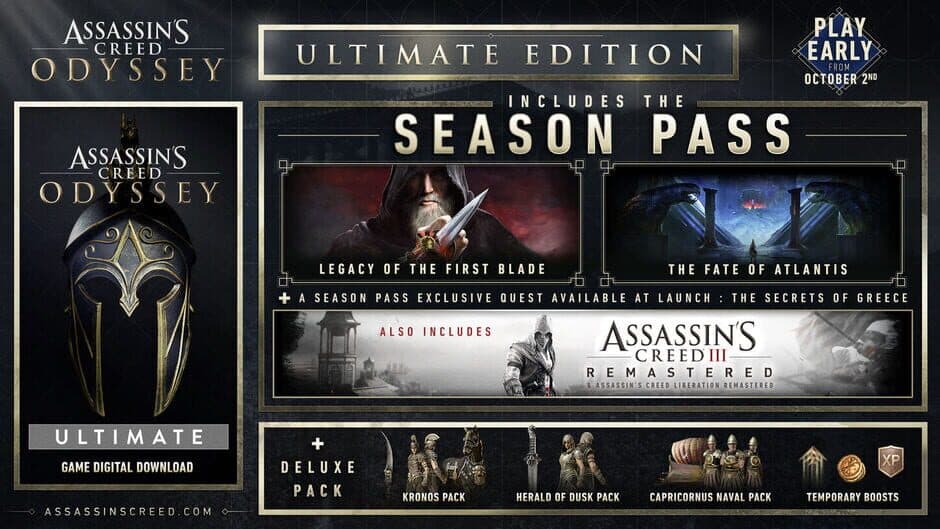 Скриншот 1 из Assassin's Creed: Odyssey - Ultimate Edition