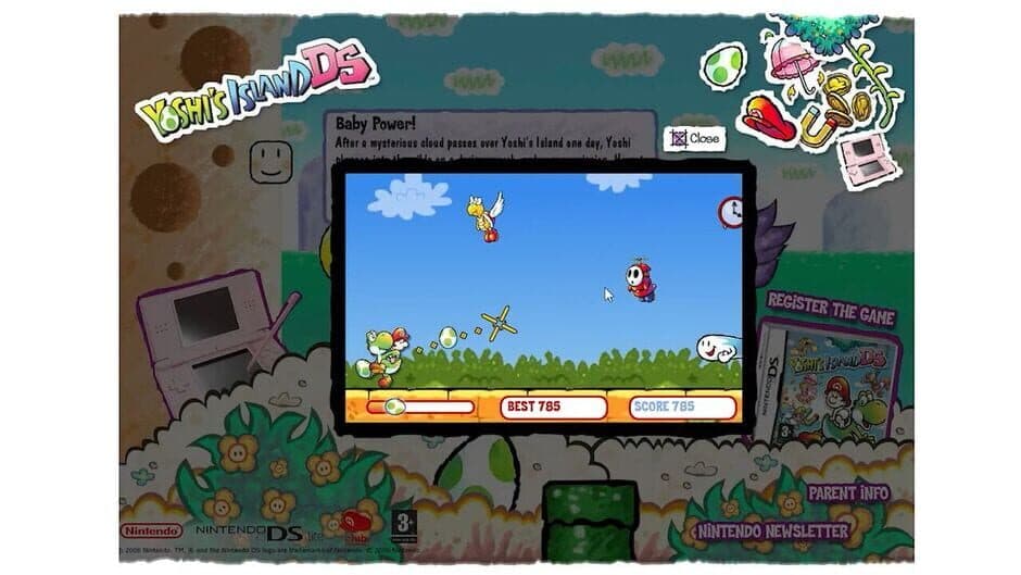 Скриншот 1 из Yoshi's Egg Toss