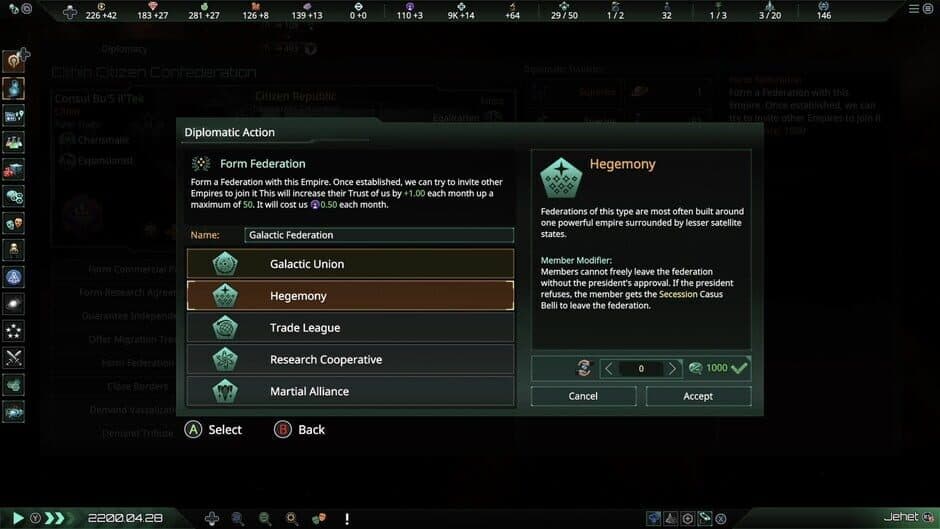 Скриншот 2 из Stellaris: Console Edition - Federations