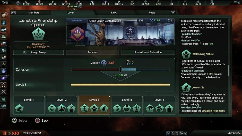 Скриншот 4 из Stellaris: Console Edition - Federations