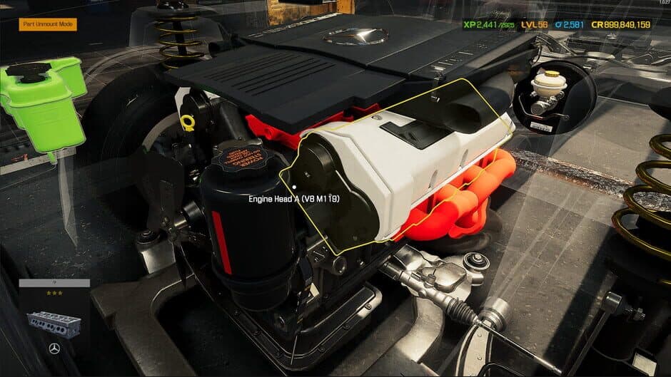 Скриншот 3 из Car Mechanic Simulator 2021: Mercedes-Benz Remastered DLC