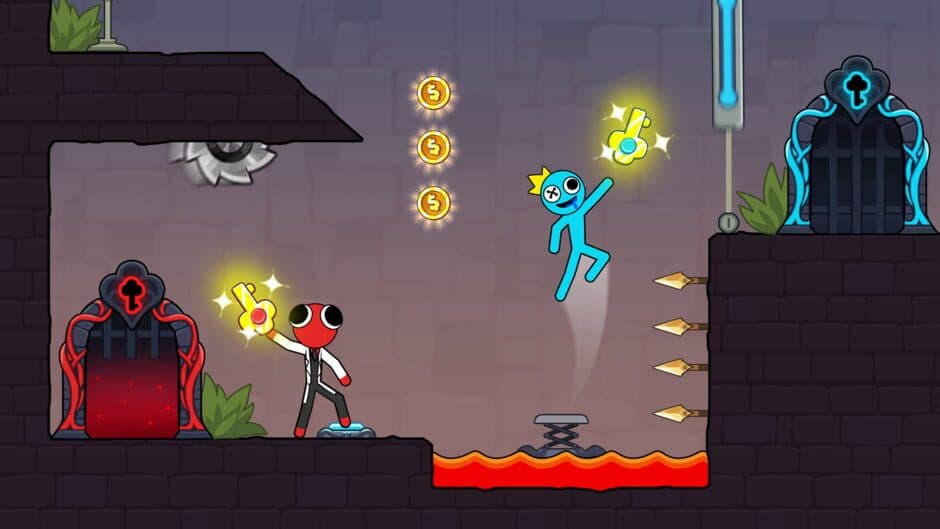 Скриншот 1 из Stickman Red boy and Blue girl