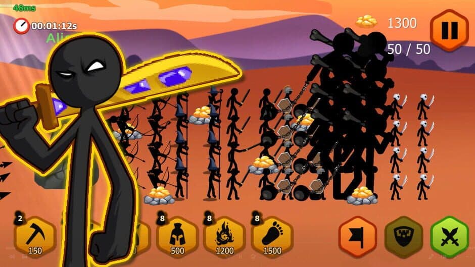 Скриншот 2 из Stickman Battle War