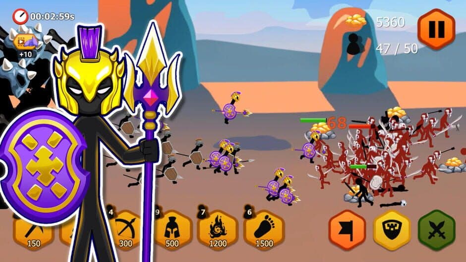 Скриншот 3 из Stickman Battle War