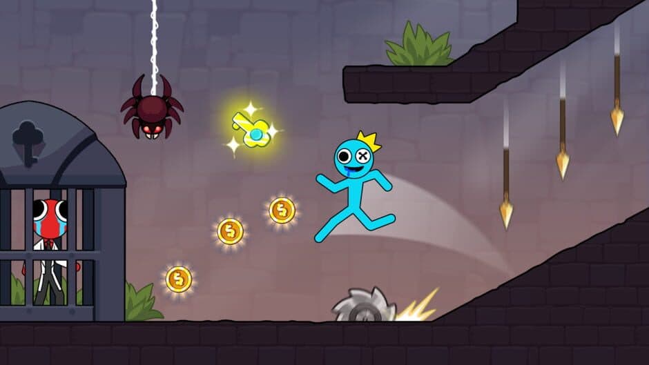 Скриншот 2 из Stickman Red boy and Blue girl