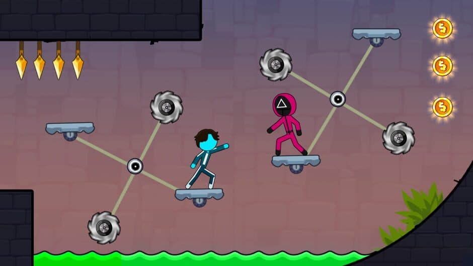Скриншот 3 из Stickman Red boy and Blue girl
