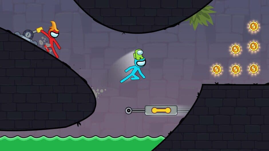Скриншот 4 из Stickman Red boy and Blue girl