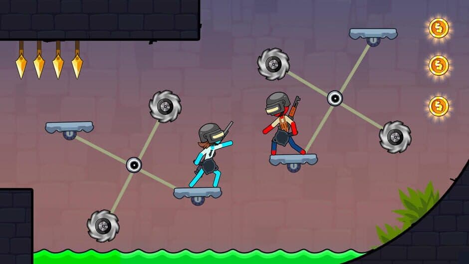 Скриншот 6 из Stickman Red boy and Blue girl