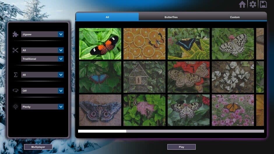 Скриншот 1 из Let's Play Jigsaw Puzzles: Butterflies & Moths