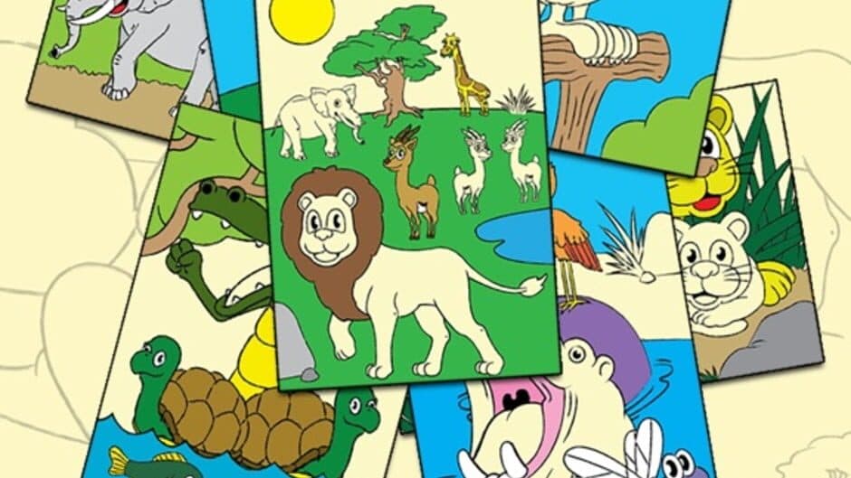 Скриншот 4 из Coloring Animal Zoo Touch to Color Activity Coloring Book for Kids and Family Preschool Ultimate Edition