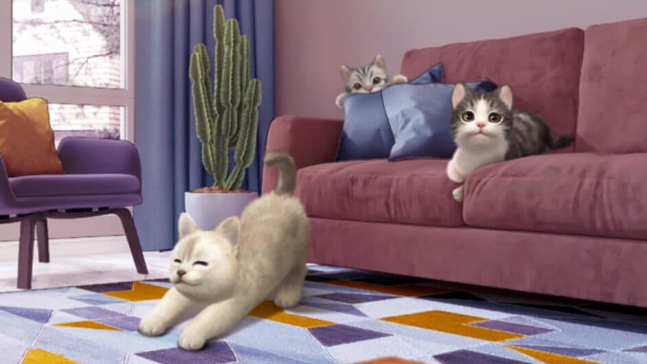 Скриншот 1 из Cat Tiles: Matching Puzzle