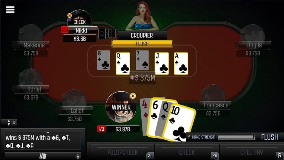 Скриншот 1 из Poker Legends: Omaha Champions