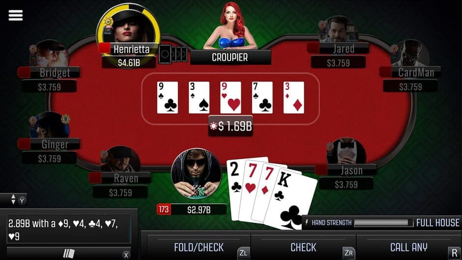Скриншот 3 из Poker Legends: Omaha Champions