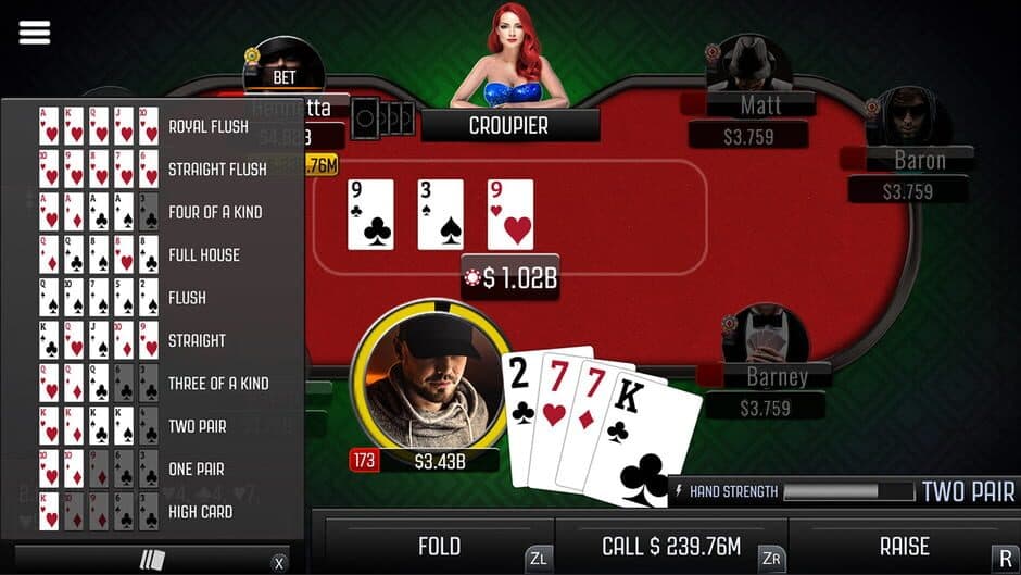 Скриншот 2 из Poker Legends: Omaha Champions
