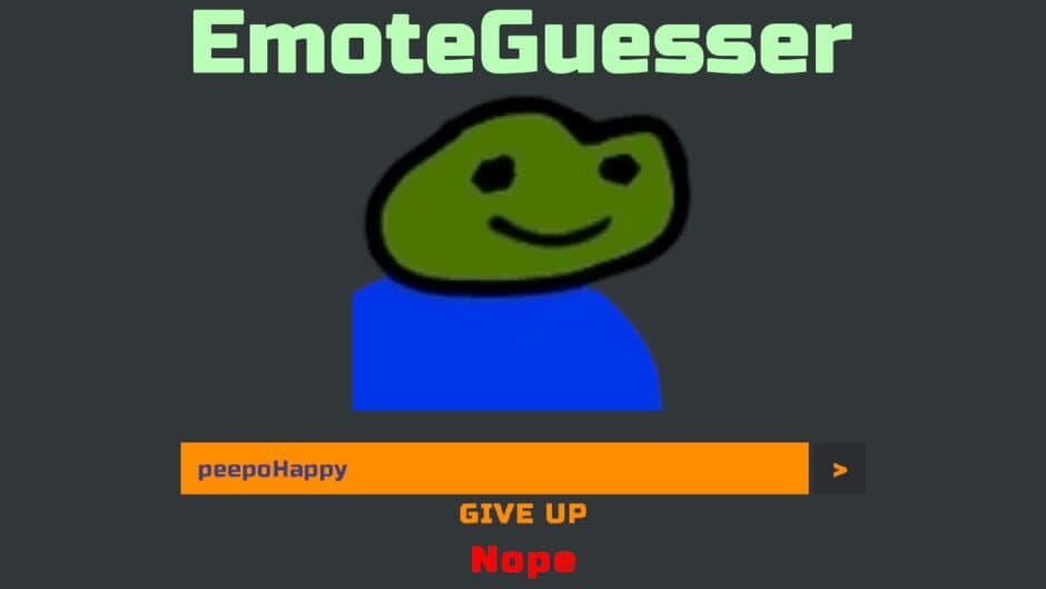 Скриншот 1 из EmoteGuesser