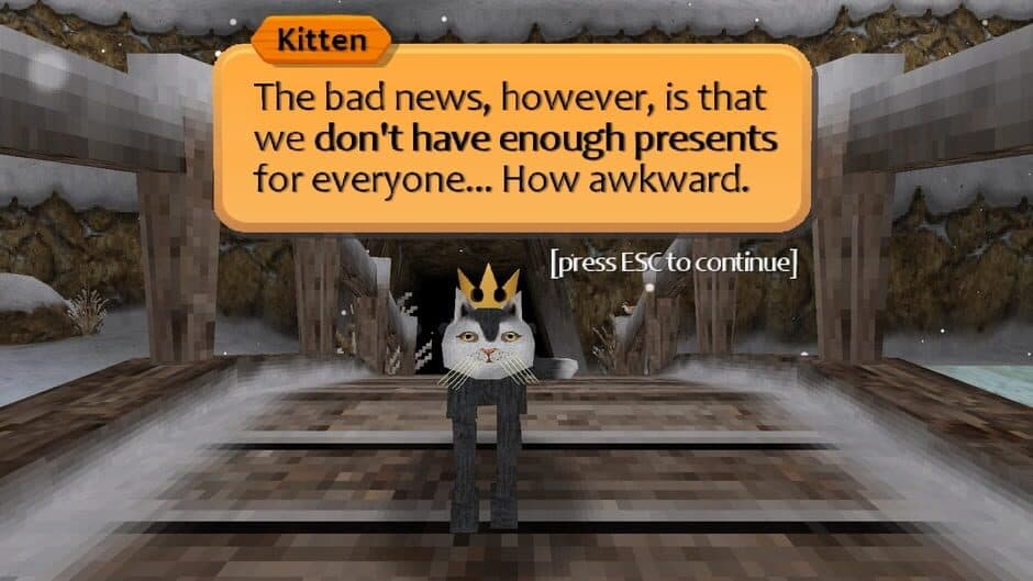 Скриншот 3 из Kitten Adventure: A Very Meow Christmas