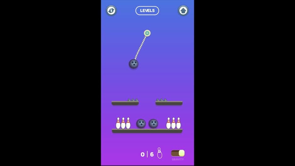 Скриншот 1 из Rope Bowling