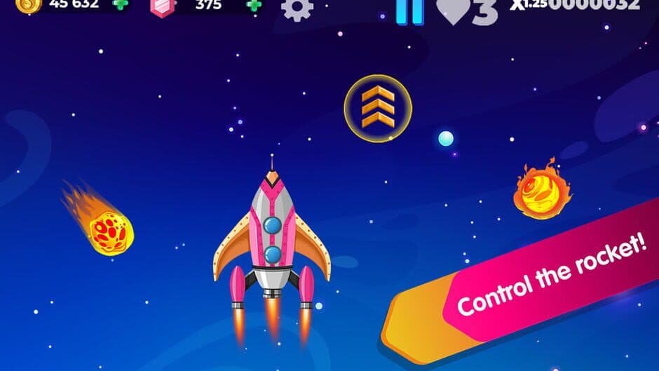 Скриншот 3 из Rocket in Space: Running Games