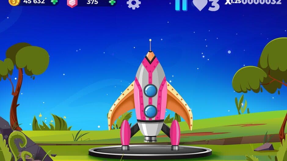 Скриншот 4 из Rocket in Space: Running Games