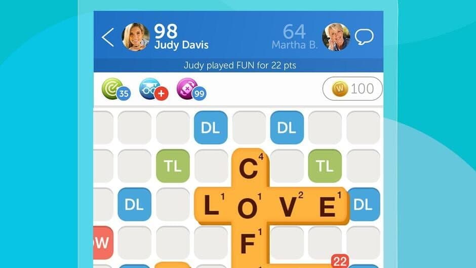 Скриншот 1 из Words With Friends Crosswords