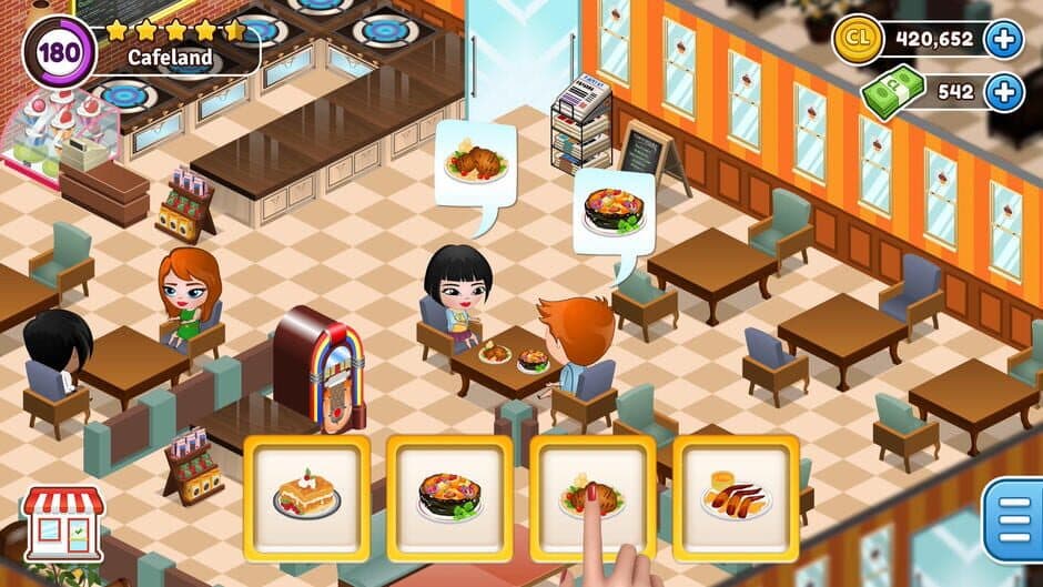 Скриншот 1 из Cafeland: Restaurant Cooking