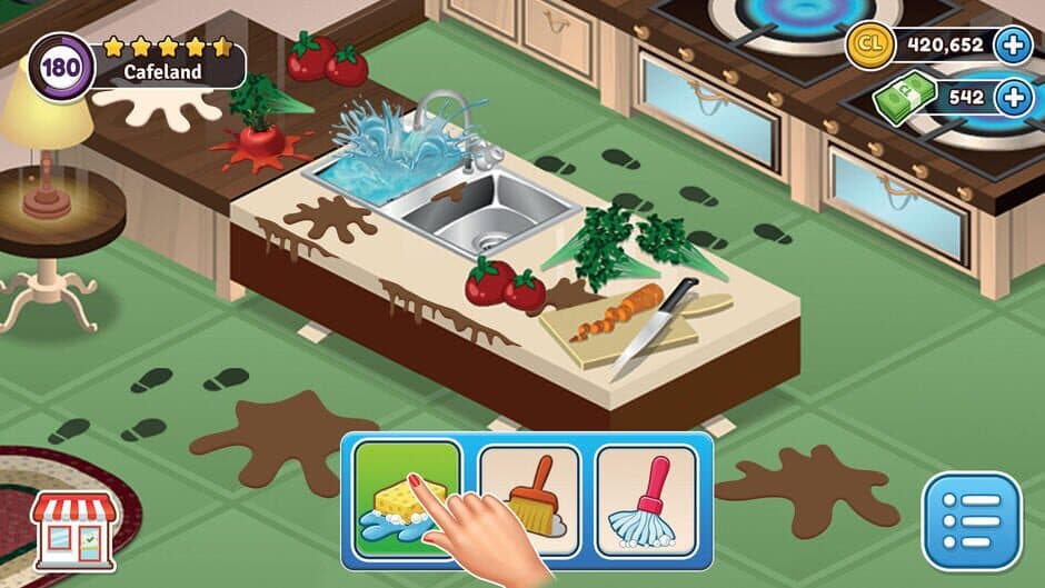 Скриншот 2 из Cafeland: Restaurant Cooking