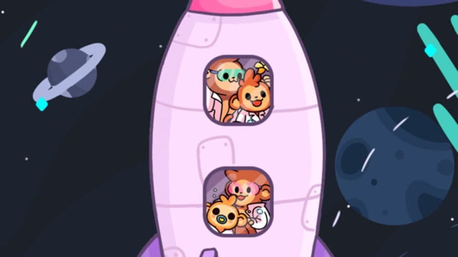 Скриншот 3 из Monkeynauts: Merge Monkeys!