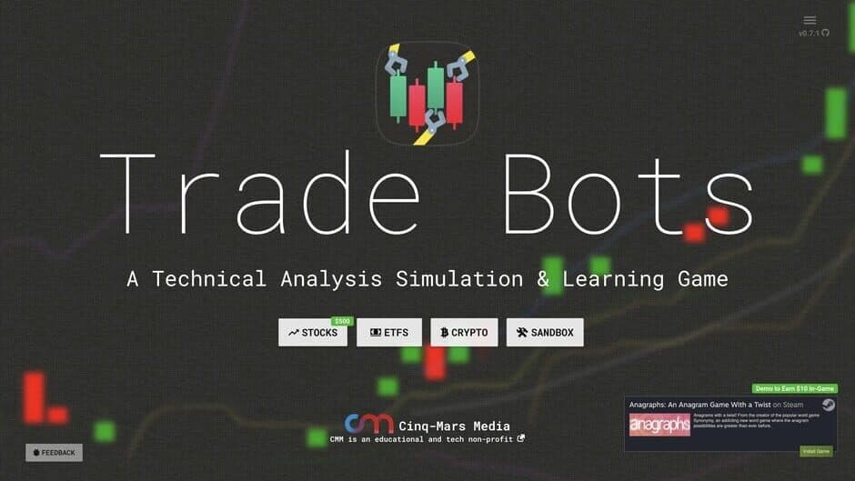 Скриншот 1 из Trade Bots: A Technical Analysis Simulation