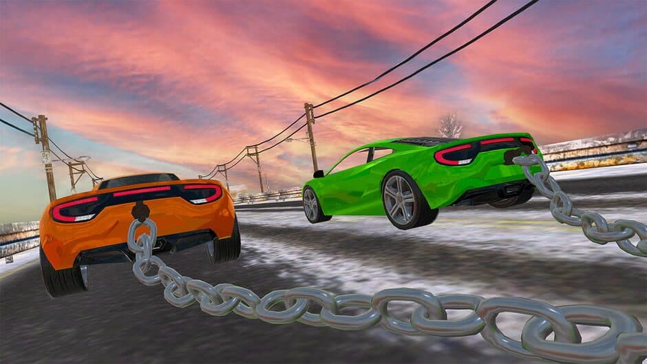 Скриншот 5 из Chain Car Stunt Simulator: 3D Extreme Highway Car Driving Games