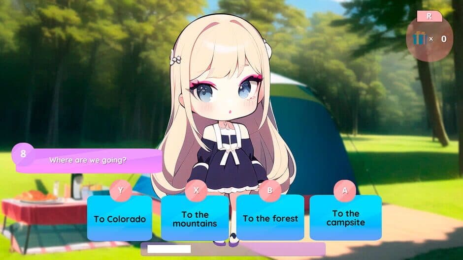 Скриншот 1 из Anime Girls: Camping Trip