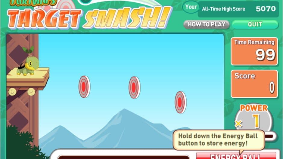 Скриншот 1 из Turtwig's Target Smash!