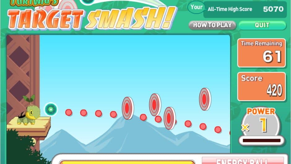 Скриншот 2 из Turtwig's Target Smash!