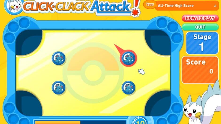 Скриншот 1 из Pachirisu's Click-Clack Attack!