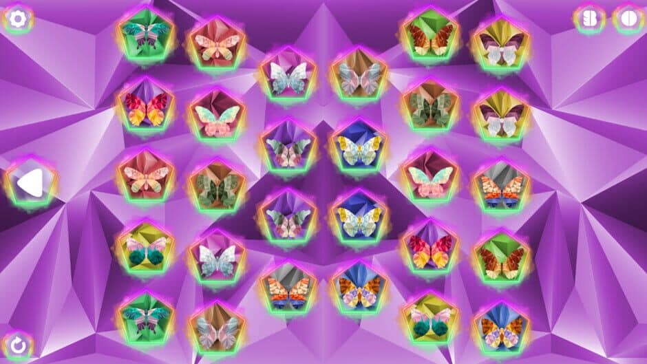 Скриншот 4 из Poly Memory: Butterflies
