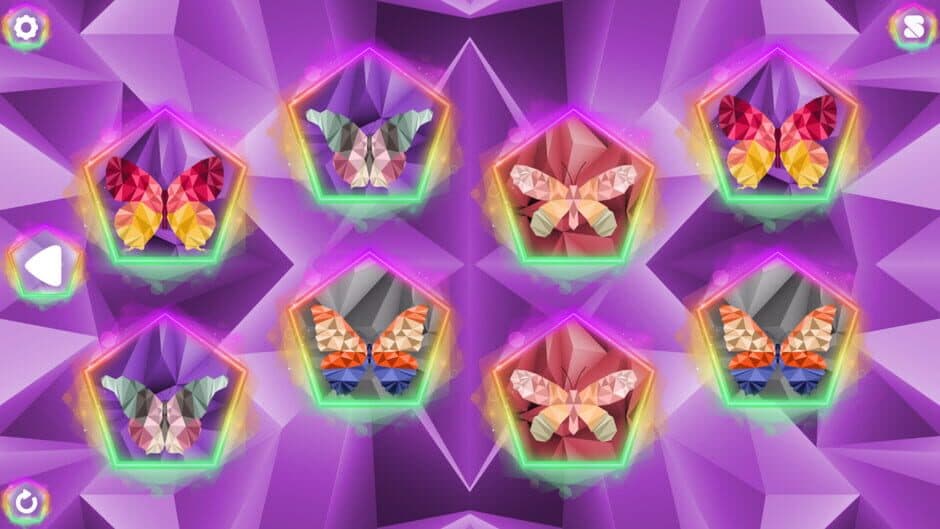 Скриншот 5 из Poly Memory: Butterflies