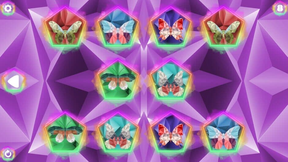 Скриншот 1 из Poly Memory: Butterflies