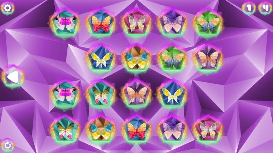 Скриншот 3 из Poly Memory: Butterflies