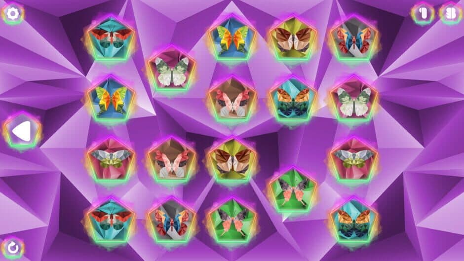 Скриншот 2 из Poly Memory: Butterflies