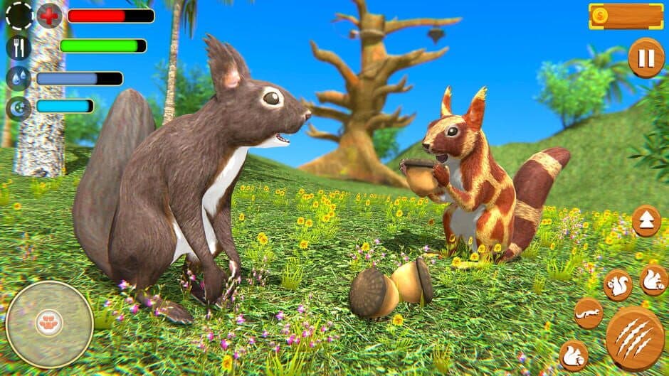 Скриншот 3 из Wild Squirrel Family Sim 3D